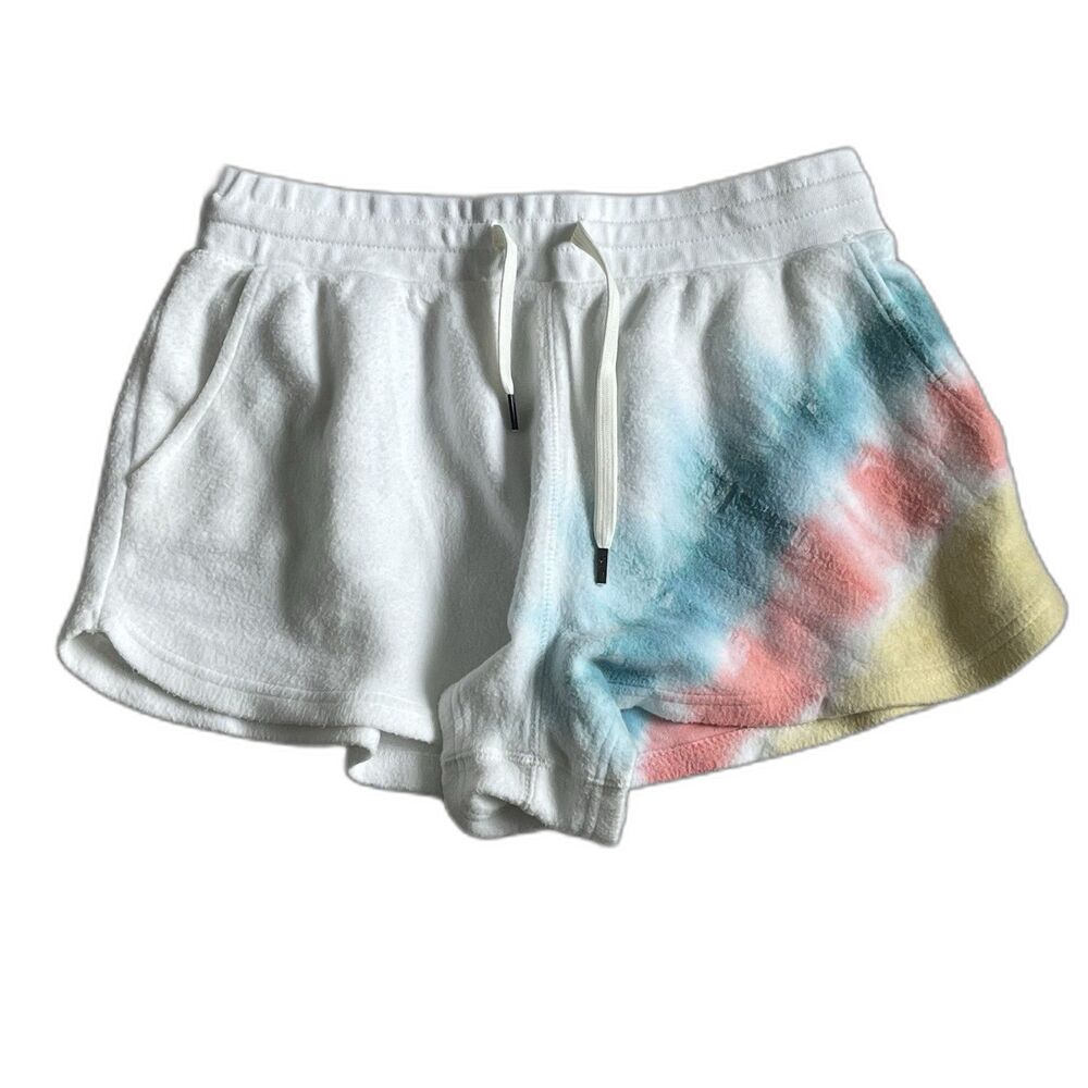 Feat Shorts Women's Medium Blanket Blend Fleece Pull On Drawstring Waist Pockets